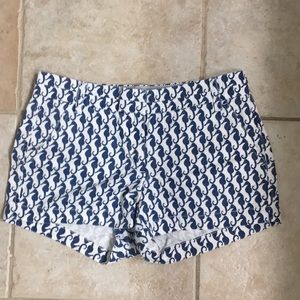 J Crew Chino Shorts - Seahorse Print